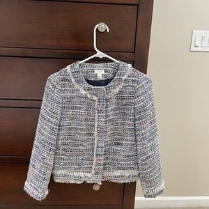 Tweed Blue/White/Multicolor Blazer